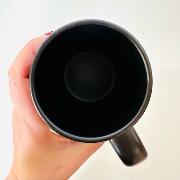 NEW BONES Matte Black Ceramic Skeleton Army of Hot Chocolate Oversized Large Mug - Picture 5 of 7